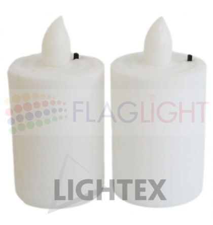 LED Christmas candles 4004 / x 2 pcs blister / without batteries 3xAAA Lightex