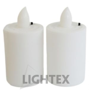 LED Christmas candles 4004 / x 2 pcs blister / without batteries 3xAAA Lightex