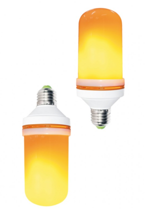 Декоративна LED Лампа 5W 220V E27 B50 Горящ Пламък 1400K 
