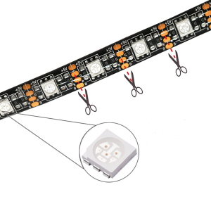 Комплект USB LED лента FLAG LIGHT 2.5 m за фоново осветление зад телевизора с IR контролер, Backlight TV RGB set